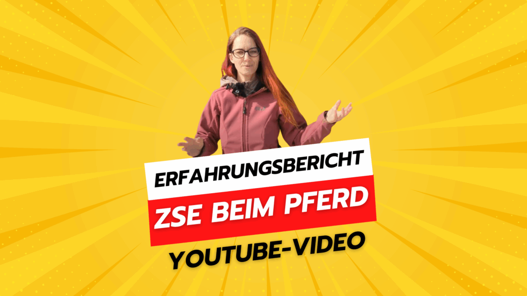 Erfahrungsbericht ZSE beim Pferde, YouTube-Vide mit Nathalie Kurz